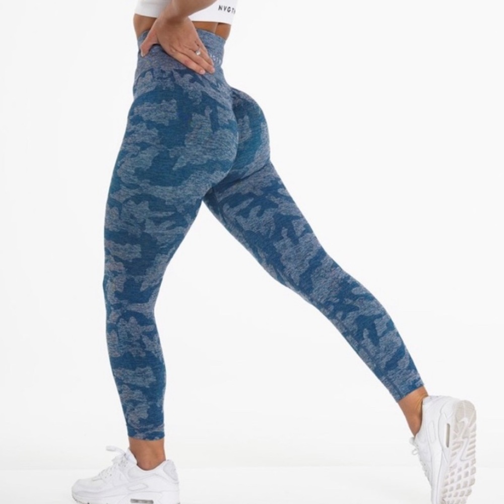 NVGTN Camo Blue Seamless Medium